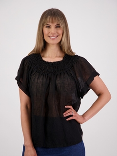 Briarwood Shelley Linen Top-style-MCRAES