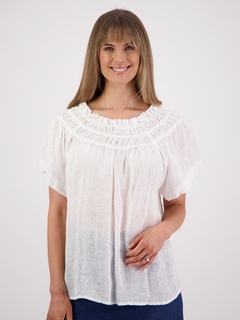 Briarwood Shelley Linen Top-style-MCRAES