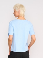 Esplanade Wide Neck Elbow Sleeve Tee