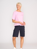 Esplanade Wide Neck Elbow Sleeve Tee