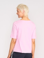 Esplanade Wide Neck Elbow Sleeve Tee