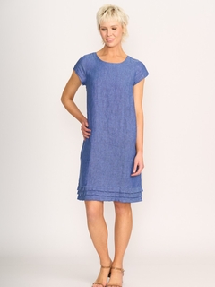Foil Linen Pleat Dreams Dress-style-MCRAES