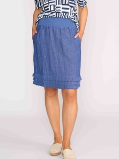 Foil Linen Pleat Dreams Skirt-style-MCRAES