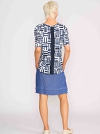 Foil Linen Pleat Dreams Skirt