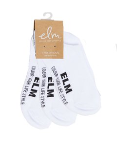 ELM No Show Socks - 3 Pack-style-MCRAES