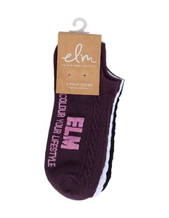 ELM Jacquard 3 Pack Socks-style-MCRAES