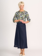 Foil Elastic Hem Top