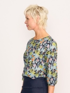 Foil Elastic Hem Top