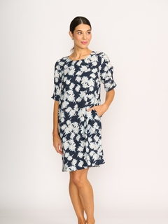Foil Shirr The Cuff Dress-style-MCRAES