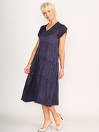 Preen Asymmetric Tiered Dress