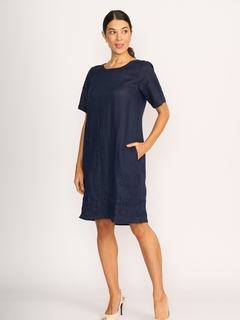 Foil Linen Crowd Pleaser Dress-style-MCRAES