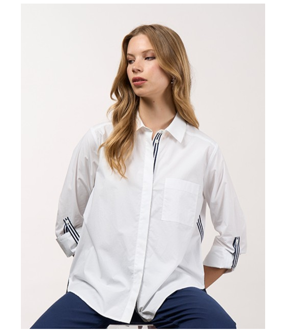 Madly Sweetly Mixed Media Shirt