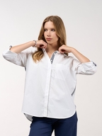 Madly Sweetly Mixed Media Shirt