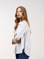 Madly Sweetly Mixed Media Shirt