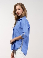 Madly Sweetly Mixed Media Shirt
