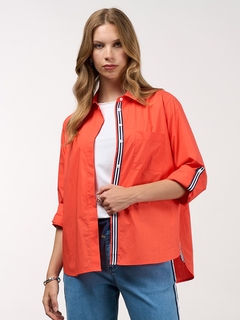 Madly Sweetly Mixed Media Shirt-style-MCRAES