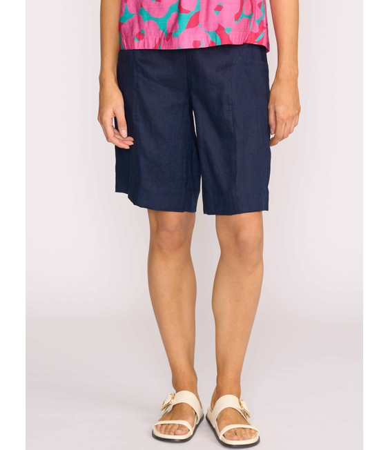 Preen Linen Panel Lines Shorts