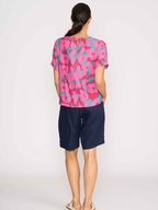 Preen Linen Panel Lines Shorts