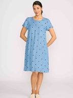 Oh Three Short Sleeve A Line Dress