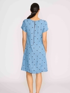 Oh Three Short Sleeve A Line Dress