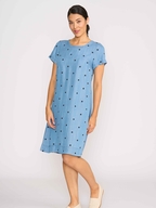Oh Three Short Sleeve A Line Dress