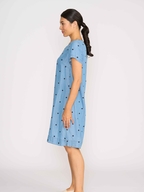 Oh Three Short Sleeve A Line Dress