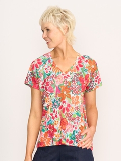 Foil Sew Cute Linen Top-style-MCRAES