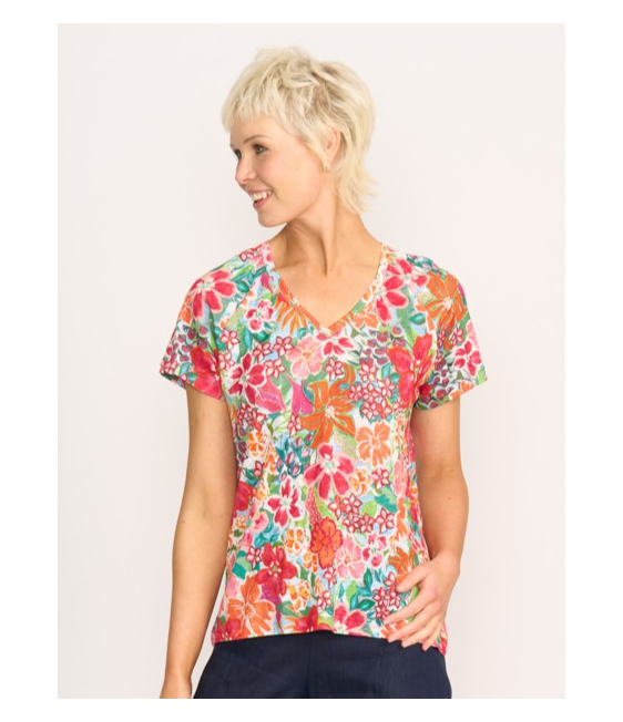 Foil Sew Cute Linen Top