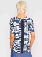 Foil Leading Lady Linen Top