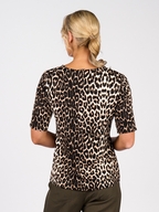 Vassalli 3/4 Sleeve Round Neck Top