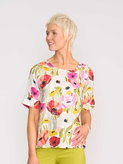 Preen Linen Swing Out Top-style-MCRAES