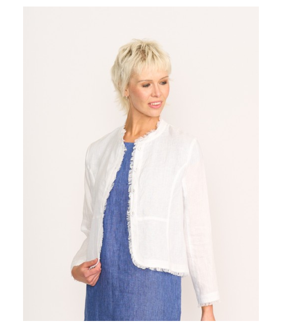 Foil Linen Fringe Festival Jacket