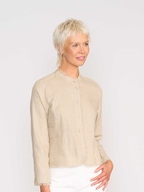 Foil Linen Fringe Festival Jacket