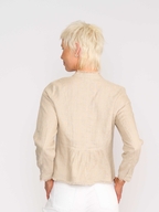 Foil Linen Fringe Festival Jacket