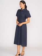Foil Cut Above Dress