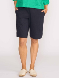 Esplanade Scoop Hem Shorts-style-MCRAES