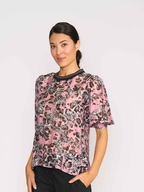 Memo Rib Trim Blouse