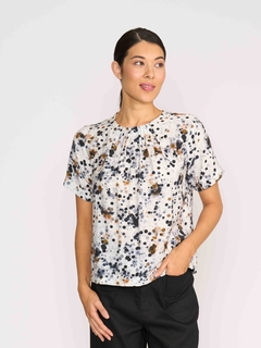 Foil Pleat Neck Top-style-MCRAES