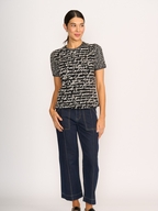 Memo Contrast Rib Top