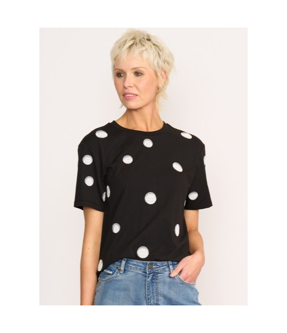 Memo Beaded T-Shirt