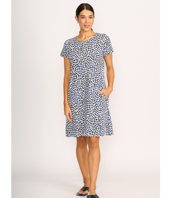 Foil Captain's Choice Dress