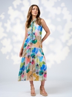 Loobies Story Free Spirit Tie Midi Dress