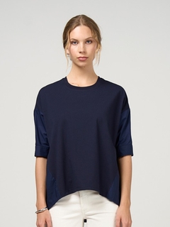 Madly Sweetly Mixed Media Top-style-MCRAES