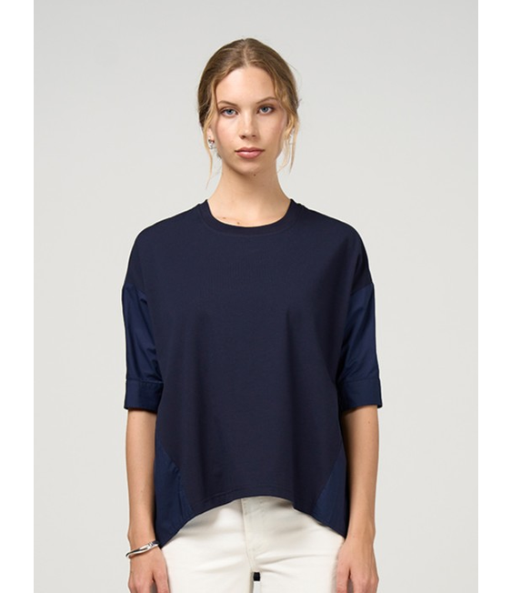 Madly Sweetly Mixed Media Top
