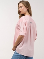 Madly Sweetly Mixed Media Top