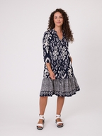 Classified Madrid Pleat Front Tiered Dress