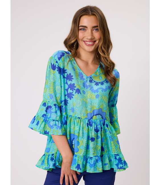 Democracy Liliana Tiered Top