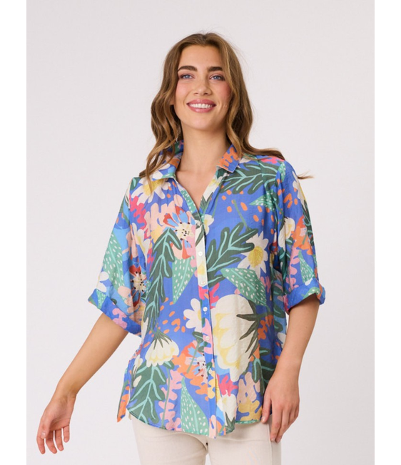 Democracy Sofia Tie Side Shirt