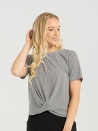 Et Alia Stripe Twist Tee