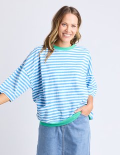 ELM Mazie Stripe Sweat-style-MCRAES